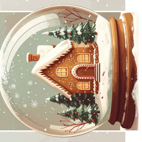 Gingerbread House 500 Jigsaw Puzzle 3D Modell