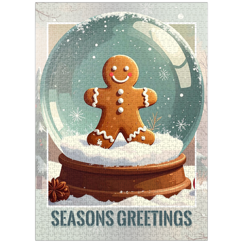 puzzleplate Gingerbread Man 1000 Jigsaw Puzzle