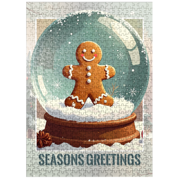 puzzleplate Gingerbread Man 500 Jigsaw Puzzle