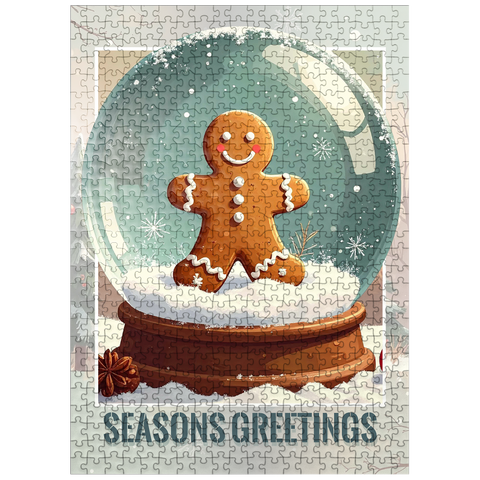 puzzleplate Gingerbread Man 500 Jigsaw Puzzle