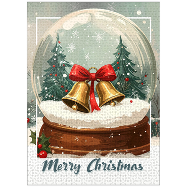 puzzleplate Christmas Jingle Bells 1000 Jigsaw Puzzle