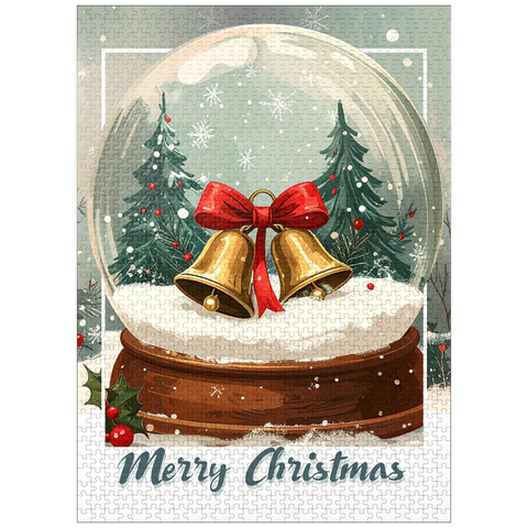 puzzleplate Christmas Jingle Bells 1000 Jigsaw Puzzle