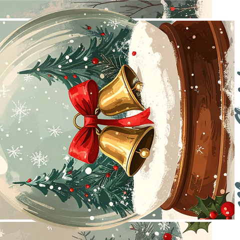 Christmas Jingle Bells 1000 Jigsaw Puzzle 3D Modell