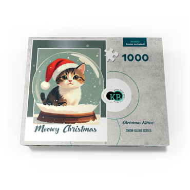 Christmas Kitten 1000 Jigsaw Puzzle box view3