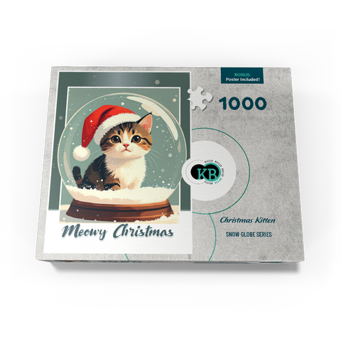 Christmas Kitten 1000 Jigsaw Puzzle box view3
