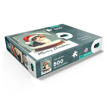 Christmas Kitten 500 Jigsaw Puzzle box view1