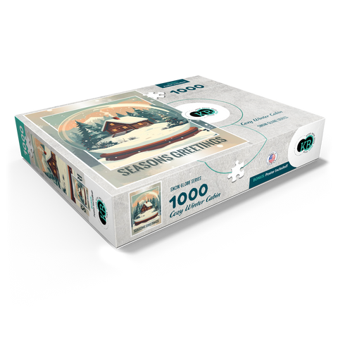 Cozy Winter Cabin 1000 Jigsaw Puzzle box view1