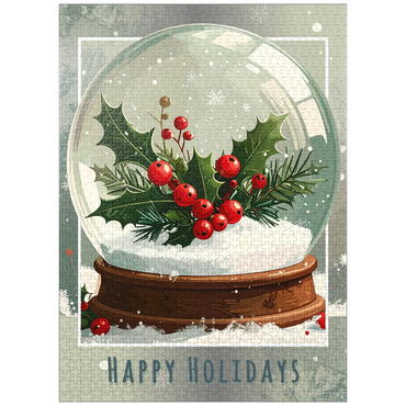 puzzleplate Merry Mistletoe 1000 Jigsaw Puzzle