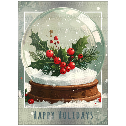 puzzleplate Merry Mistletoe 1000 Jigsaw Puzzle