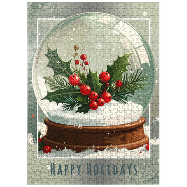 puzzleplate Merry Mistletoe 500 Jigsaw Puzzle