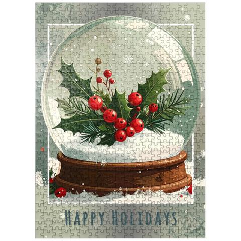 puzzleplate Merry Mistletoe 500 Jigsaw Puzzle
