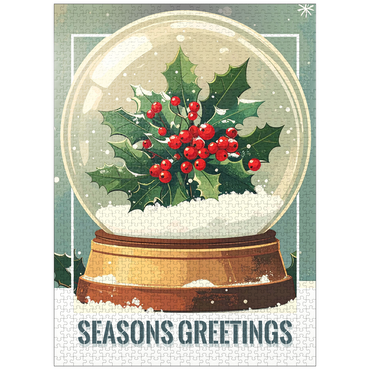 puzzleplate Very Merry Mistletoe 1000 Jigsaw Puzzle