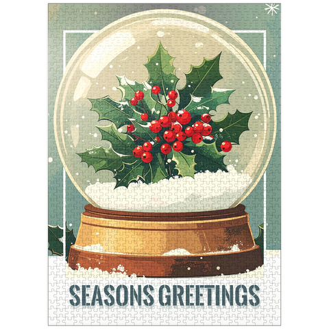 puzzleplate Very Merry Mistletoe 1000 Jigsaw Puzzle