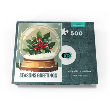 Very Merry Mistletoe 500 Jigsaw Puzzle box view3