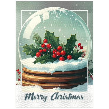 puzzleplate Mistletoe & Holly 1000 Jigsaw Puzzle