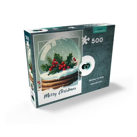 Mistletoe & Holly 500 Jigsaw Puzzle box view2