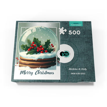 Mistletoe & Holly 500 Jigsaw Puzzle box view3