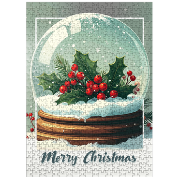 puzzleplate Mistletoe & Holly 500 Jigsaw Puzzle