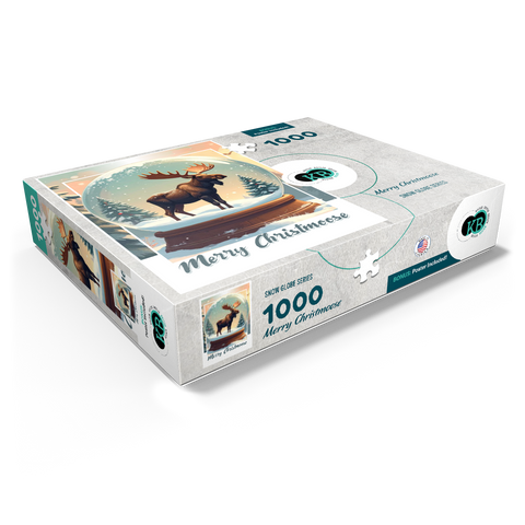 Merry Christmoose 1000 Jigsaw Puzzle box view1