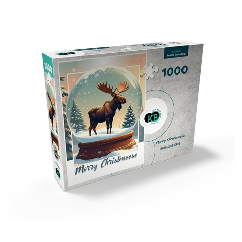Merry Christmoose 1000 Jigsaw Puzzle box view2