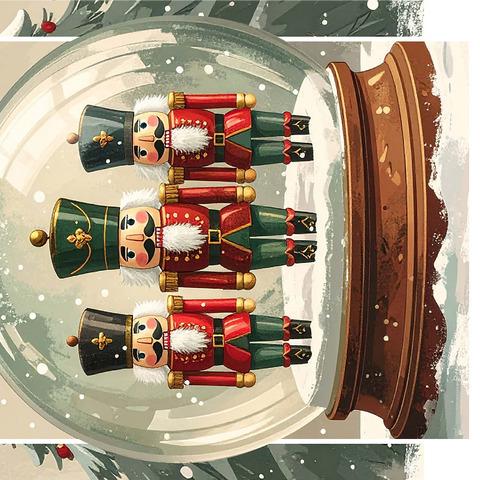 Nutcracker Trio 1000 Jigsaw Puzzle 3D Modell