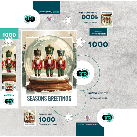 Nutcracker Trio 1000 Jigsaw Puzzle box 3D Modell