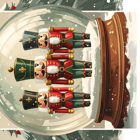 Nutcracker Trio 500 Jigsaw Puzzle 3D Modell