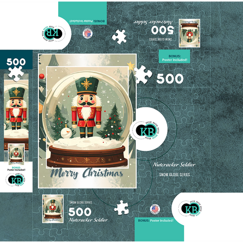 Nutcracker Soldier 500 Jigsaw Puzzle box 3D Modell