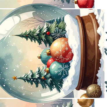 Holiday Ornaments 1000 Jigsaw Puzzle 3D Modell