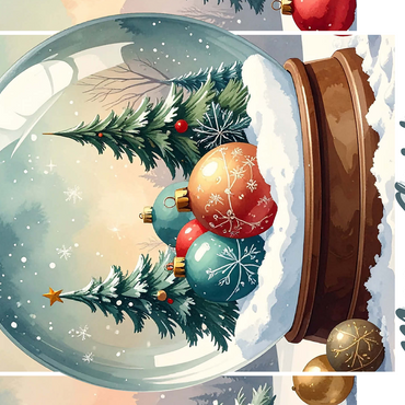 Holiday Ornaments 500 Jigsaw Puzzle 3D Modell