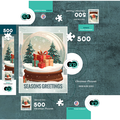 Christmas Presents 500 Jigsaw Puzzle box 3D Modell