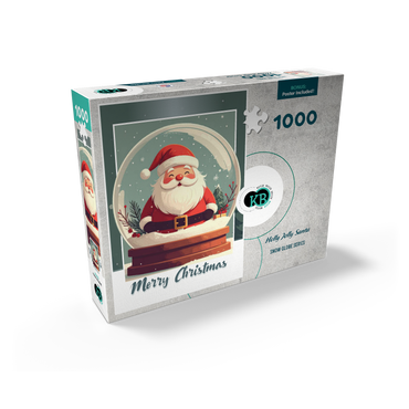 Holly Jolly Santa 1000 Jigsaw Puzzle box view2