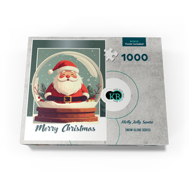 Holly Jolly Santa 1000 Jigsaw Puzzle box view3