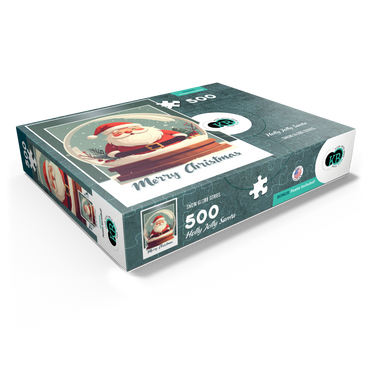 Holly Jolly Santa 500 Jigsaw Puzzle box view1