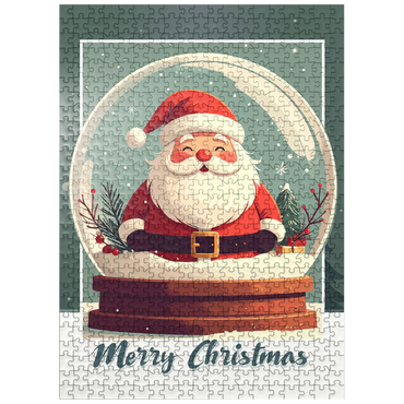 puzzleplate Holly Jolly Santa 500 Jigsaw Puzzle
