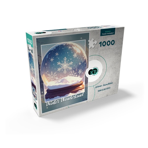 Winter Snowflakes 1000 Jigsaw Puzzle box view2