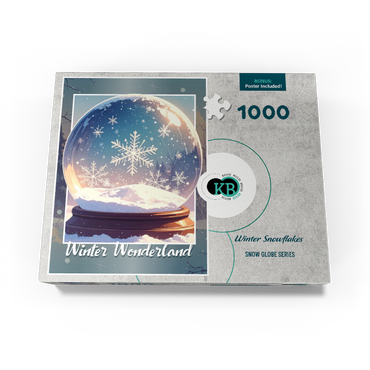 Winter Snowflakes 1000 Jigsaw Puzzle box view3