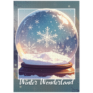 puzzleplate Winter Snowflakes 1000 Jigsaw Puzzle