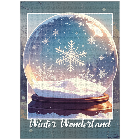 puzzleplate Winter Snowflakes 1000 Jigsaw Puzzle