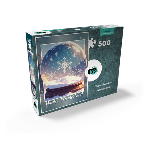 Winter Snowflakes 500 Jigsaw Puzzle box view2