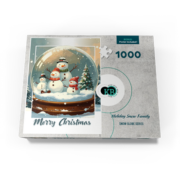 Holiday Snow Family 1000 Jigsaw Puzzle box view3