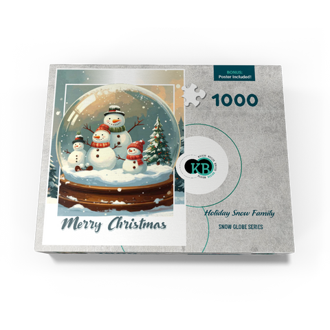 Holiday Snow Family 1000 Jigsaw Puzzle box view3