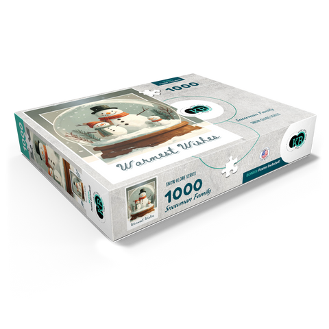 Snowman Family 1000 Jigsaw Puzzle box view1