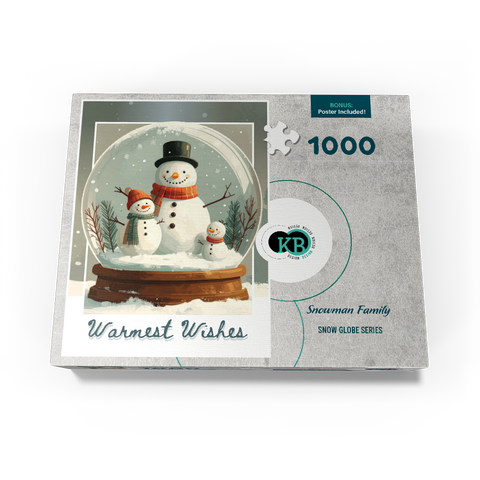 Snowman Family 1000 Jigsaw Puzzle box view3