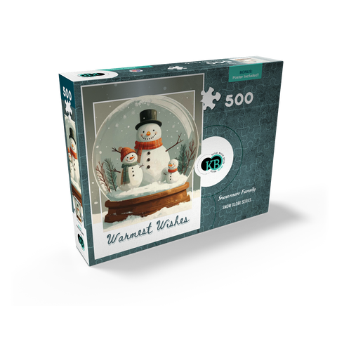 Snowman Family 500 Jigsaw Puzzle box view2
