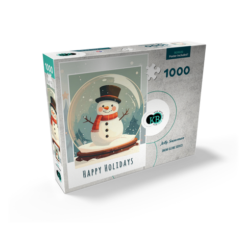 Jolly Snowman 1000 Jigsaw Puzzle box view2