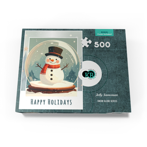 Jolly Snowman 500 Jigsaw Puzzle box view3