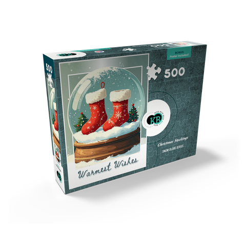 Christmas Stockings 500 Jigsaw Puzzle box view2