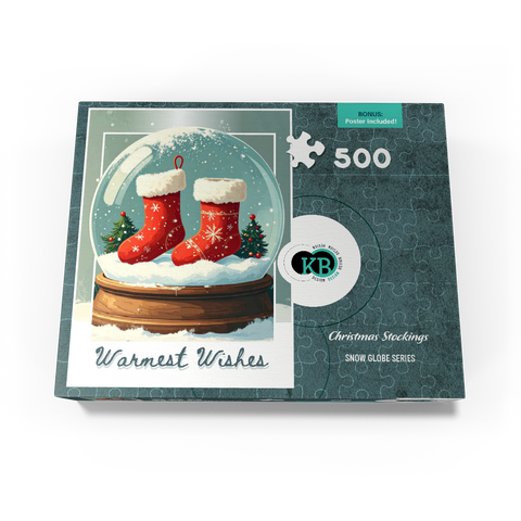 Christmas Stockings 500 Jigsaw Puzzle box view3