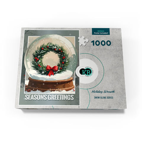 Holiday Wreath 1000 Jigsaw Puzzle box view3